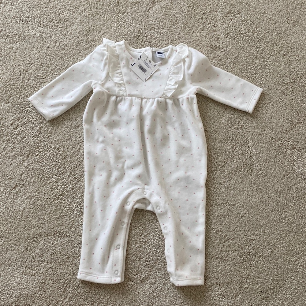 New, Janie and jack, size 3-6 months, long sleeve romper